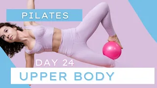 15 min Pilates Upper Body | 30 day Yoga & Pilates Challenge | DAY 24