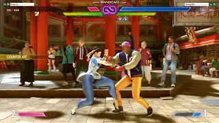 Street Fighter 6 - World Tour Mode - Chun-Li Throw Graphical Glitch