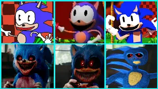 Sonic The Hedgehog Movie - Rewrite Sonic vs Sonic EXE Uh Meow All Designs Compilation