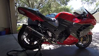 New Yoshimura R-77 full exhaust for my ZX14R