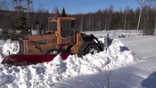 Jonas plogar snö 1