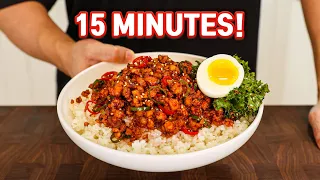 GOCHUJANG Chicken Rice Bowl In 15 Minutes!