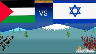 فلسطين vs اسرائيل مع اغنية انا دمي فلسطيني