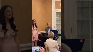 Paige singing "Cheek to cheek"