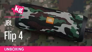 JBL Flip 4 Camouflage Unboxing [4K]