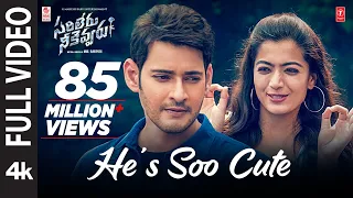 He's Soo Cute Full Video Song [4K] | Sarileru Neekevvaru | Mahesh Babu, Rashmika,Anil Ravipudi | DSP