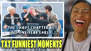 FIRST TIME WATCHING TXT funniest/ iconic moments of 2020