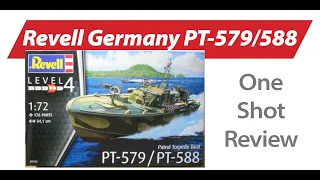 Review of Revell Germany's PT-579/588 boat — New Product Rundown "One Shot"