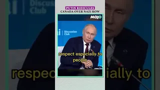 ‘He’s An Idiot!’: Putin Slams Ex-Canada Speaker Over Applause To A Nazi #shorts #viral