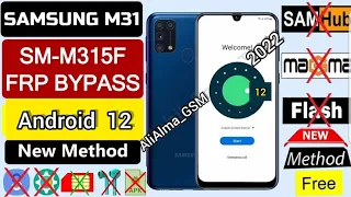 How To Bypass Samsung M31 (SM-M315F) U3 U4 U5 GoogleAccount/Frp Bypass Android 12 | New Method 2022
