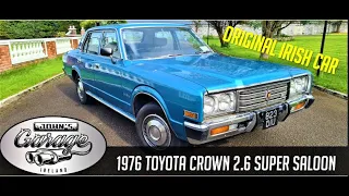 1976 Toyota Crown 2600 Super Saloon : Johns Garage