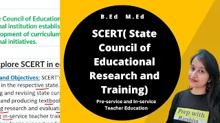 SCERT( State Council of Educational Research and Training)