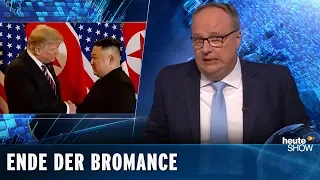 Nix Friedensnobelpreis! Der Gipfel von Trump und Kim ist geplatzt | heute-show vom 01.03.2019