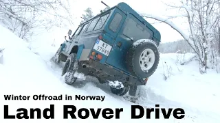 Winter offroad in Norway 2018 - Part 1:2 - Defender 110 + Range Rover Classic + Discovery 4