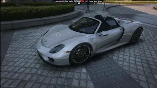 GTA 5 Ray-Tracing mods high graphics | Porsche 918 Spyder #shorts
