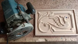 wood carving duck ! router machine use tutorial