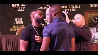 Tyron Woodley, Kamaru Usman Get Into Heated War of Words at UFC 235 Presser