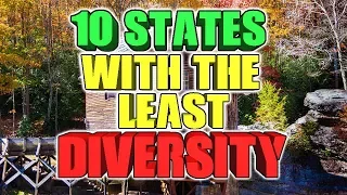Top 10 States with the least diversity.