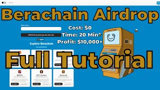 Berachain Airdrop Full Complete Tutorial | How To Qualify For Free Bera Airdrop 2024 Test Net