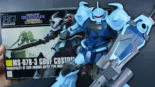 HGUC Gouf Custom - 08th MS Team UNBOXING and Review