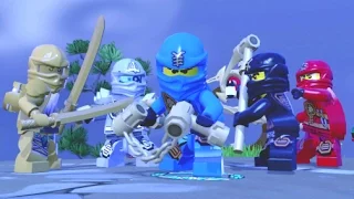 LEGO Dimensions - All 7 Ninjago Characters + Free Roam Gameplay (Ninjago Adventure World)