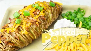 Air Fryer Hasselback Potatoes