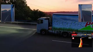 Timelapse Warsaw - Lyon 1700 km Euro Truck Simulator 2
