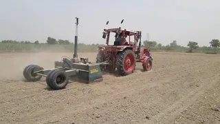 Belarus 510 Tractor working with laser level|| 2009 model