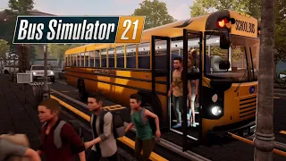 Bus Simulator 21 Next Stop #38| Dann wollen wir mal die Schüler zu den Schulen bringen