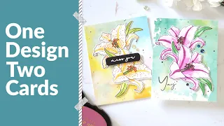 One Design Two Cards | Take 2 With Therese at Altenew