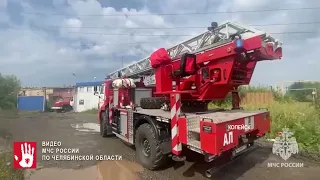 Женщина и двое детей пострадали во время пожара в Чурилово!