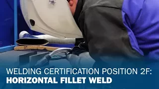 Welding Certification Position 2F: Horizontal Fillet Weld