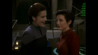 Star Trek DS9 S5E17 Odo & Kira | Dax Kira Gossip abt Odo sex