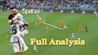 Messi's pass vs. Netherlands - Explained...