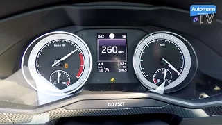 Skoda Superb SportLine (280hp) - 0-260 km/h LAUNCH CONTROL (60FPS)