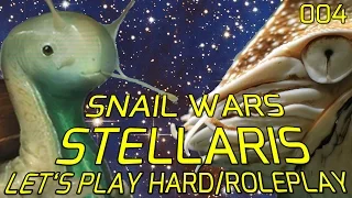 Let's Play Stellaris Leviathans Hard - Snail Wars: Stop The Pirates!  #004 (Roleplay)