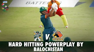 Hard Hitting Powerplay By Balochistan | Sindh vs Balochistan | Match 9 | National T20 | PCB | MH1T