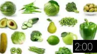 Green Vegetable Vocabulary | Green Food