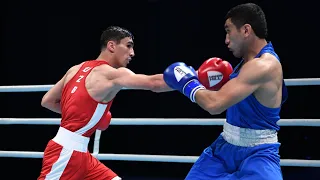 Abdumalik Khalokov (UZB) vs. Abdurahmon Yoqubov (TJK) ASBC Asian Championships 2021 (60kg)