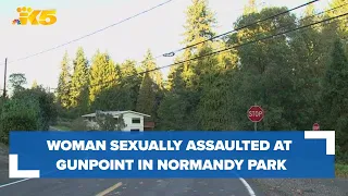 Woman sexually assaulted at gunpoint while walking dog in Normandy Park