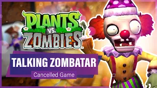 CANCELLED Plants vs Zombies Game: TALKING ZOMBATAR | The Forgotten PvZ Pet App