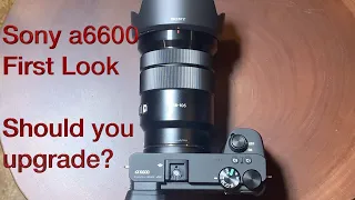 Sony a6600 first looks with sample footage stills and video 4K
