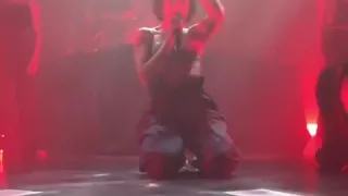 Dua Lipa performing live the high song during uk & Ireland tour at Olympia Theatre in Dublin