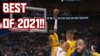 THE TOP 25 MOST VIEWED NBA PLAYS OF 2021!! | Reaction