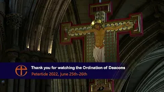 Ordination of Deacons June 26th