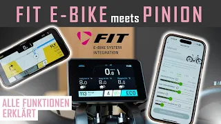 FIT E-Bike meets PINION - Alle Funktionen für Display & App erklärt!