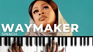 How To Play "WAY MAKER" By Sinach | Easy Piano Tutorial (Beginner Lesson)