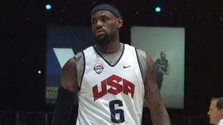 LeBron James USA Highlights - 2012 Men's Olympic Basketball Team - London 2012