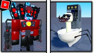 EARLY ACCESS to INFECTED TITAN SPEAKERMAN MORPH in ULTIMATE TOILET ROLEPLAY 2 - Roblox