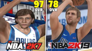 Fadeaway With Dirk Nowitzki In Every NBA 2K!